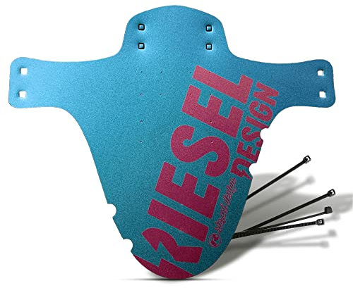 Riesel Design® Parafango - Schlamm:PE - incl. Fascette per Il parafango MTB/Elegante parafango per Bicicletta e Moderno parafango per Mountain Bike per Ogni Dimensione di Bicicletta
