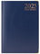 1ABOVE Premium Qualität | A5 Wochenplaner 2021 | Hardcover mit vergoldeten Kanten und Metallecken | 60 g/m² Papier blau