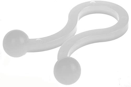 RS PRO Kabelhalter Drehung, Kabel-Ø 7 mm Nylon 6.6 Natur 2mm x 7 mm x 25 mm, Packung a 50 Stück