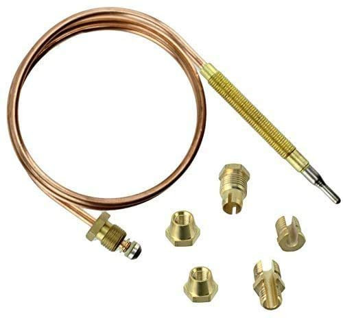 SPARES2GO Thermocouple Kit & Fixings, compatible with AEG, Electrolux or Zanussi Oven Cooker (900mm)