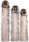 Caiyuankai Penis Sleeve Extender Silikon Erweiterung, Penismanschette mit Äderung und Reiznoppen, Penis Extension Erektionssteigerung Verlängerung Ejakulation