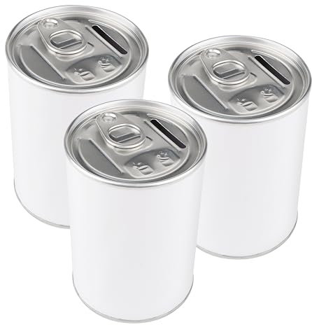 VBS 3er-Pack Spardose RING-PULL 10,5x7,5cm Sparschwein Sparbüchse Blechdose