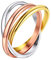 Supcare Bunt Ring Damen Memoirering Ewigkeitsring verflochten Ring Trauringe 3 in 1 Anxiety Relief Fidget Drehbarer Ring Edelstahlring Bandring Promise Ring Trinity Ringe Schmuck für Valentinstag