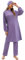 IMEKIS Damen 3tlg Modest Bademode Muslimischen Badebekleidung Islamischen Arabischen Badeanzug Langarm Tankini mit Hijab voller Abdeckung Burkini Schwimmanzug Lila L