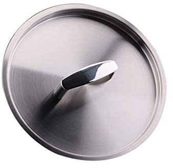 Tapa de sartén de Acero, Tapa de Olla de Sopa de Leche, sartén de Acero Inoxidable, sartén de Hierro, Tapa de Cocina de Repuesto (16 cm)