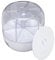 Ejoyous 6 Grids Round Food Dispenser, 360° Rotating Grain Storage Container Transparent Sealed Grain Container with Removable Cover for Home Kitchen