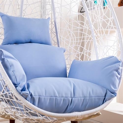 Earnmore Hanging Egg Chair Cushion Cover - Waterproof Outdoor Single Seat Swing Egg Chair Cushion Cover with Zipper (Only Cover)