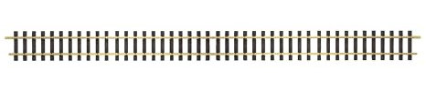 LGB – gerades Gleis 1200 mm – L10610, gerades langes Gleiselement, Gleiserweiterung für Gartenbahn, Gleismaterial, Zubehör, Spur G, Maßstab 1:22,5