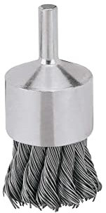DEWALT DW49004 3/4-Inch by 1-1/8-Inch High Performance Carbon Knot Wire End Brush, 0.014-Inch Wire