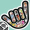STICKER BOMB 05 - The Shocker NO WORRIES Aufkleber Decal Sticker Bombing 12cm NEU - DUB