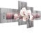 Runa Art Bild XXL 4 Teilig Blumen Orchidee 200 x 100 cm Kunstdruck auf Vlies Leinwand Wanddeko Wohnzimmer Schlafzimmer 204641c
