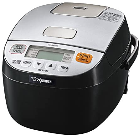 Zojirushi NL-BAC05SB Micom Rice Cooker & Warmer, Silver Black