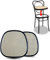 FacilCasa Asientos Redondos de Plástico de Repuesto para Sillas de Cocina Thonet. Silla de Cocina Bistró de Metal. Paja de Viena + Manual de Mantenimiento. Diámetro 40cm (2 Anillos ovalados)