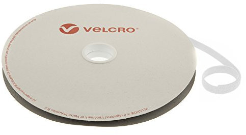 VELCRO® Brand ONE-WRAP® Self Grip Strap 10mm x 25m Roll (White)
