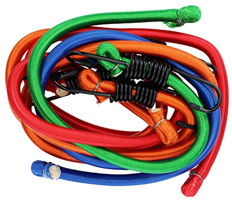 4 pc Spanngummi sichere Festzurren Gepäck 12 mm Bungee Seil Gurt mit Haken