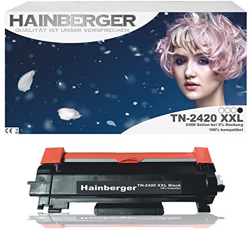 Hainberger Toner TN-2420 XXL mit Chip 6000 Seiten DCP-L2510D DCP-L2530DW HL-L2310D HL-L2350DW HL-L2370DN HL-L2375DW MFC-L2710DN MFC-L2710DW