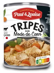 Paul & Louise Tripes à la Mode de Caen 400g - Prêt en 2 min - 100 % viande origine France