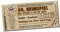 Einladung Einladungskarte Geburtstag (10 Stück) Heimspiel Ticket