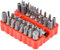 KATUR 33Pcs Set viti a testa esagonale antimanomissione con protezione antimanomissione, set di punte di sicurezza con supporto per prolunga magnetica in custodia
