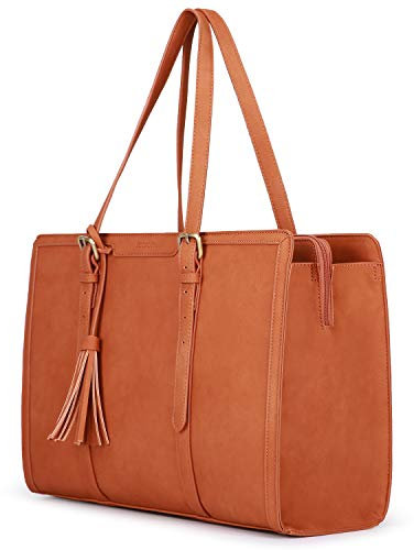 ECOSUSI Laptoptasche 15,6 Zoll Aktentasche Damen handtasche damen Groß Handtasche Business Arbeitstasche Bürotasche Damen Notebooktasche Shopper damen groß