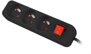 lanberg Laterne, 1,5 m, Schwarz