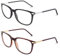 CGID CN79 Klassische Nerdbrille ellipse 40er 50er Jahre Pantobrille Vintage Look clear lens