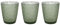 Tognana Davor, Set 3 Bicchieri cc 280, Vetro, Verde