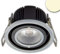 Outdoor LED Einbaustrahler Sys-68, IP65, starre Optik, 10W, warmweiß, Push-/DALI-dimmbar