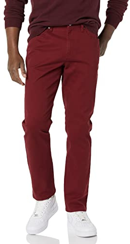 Amazon Essentials Men's Athletic-Fit 5-Pocket Stretch Twill Trouser (Available in Big & Tall)