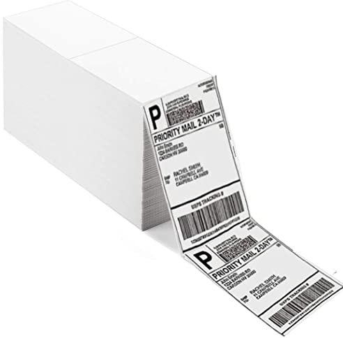 GERUI Thermopapier-Versandetiketten, 4 x 6 DHL-kompatible Etiketten, 500 Stück, BPA/BPS-frei