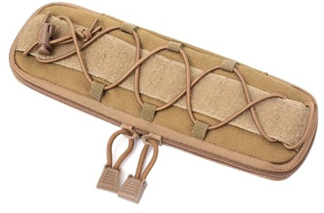 Tactical Molle Knife Pouch, 1000D Nylon Multitool Pouch Sheath, Molle Flashlight Holster for Belt Flashlight Mag Pouch(without knife)