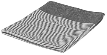 Nicola Spring 1x Grau Nadelstreifen 70cm x 50cm Geschirrtuch aus 100% Baumwolle - Saugfähig Heim Küche Gastronomie Ofen Glas Gericht Tuch Hand Handtücher