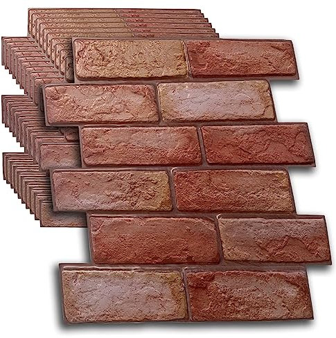 Panneaux muraux 3D autocollants, papier peint 3D, imperméable à l'huile, pour la réparation des murs endommagés et la décoration des murs de la maison