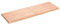 TJROO Tischplatte Hellbraun 120x40x4 cm Massives Eichenholz Möbelplatten Deckplatte Holzplatten Schreibtischplatten Esstiach Esstisch Holz Tischplatten Tabletop Esstischplatte