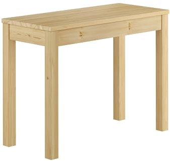 Erst-Holz Kiefernholztisch Laptoptisch Kiefernholztisch 100 x 45 x 76