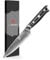 KEEMAKE Damascus Kitchen Utility Knife - 5 Inch Extra Sharp Multipurpose Kitchen Knives with 67-Layer Damascus Steel VG-10 Blade Fruit Knives and Ergonomic G10 Glass Fiber Handle Paring Knife