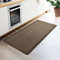 HomeLife il Tappeto Cucina Antiscivolo Lavabile in Gomma PVC: Tappeto per Cucina Antifatica, ideale come passatoia cucina antiscivolo lavabile | Tappeto Morbido e comodo - 44X120, Marrone