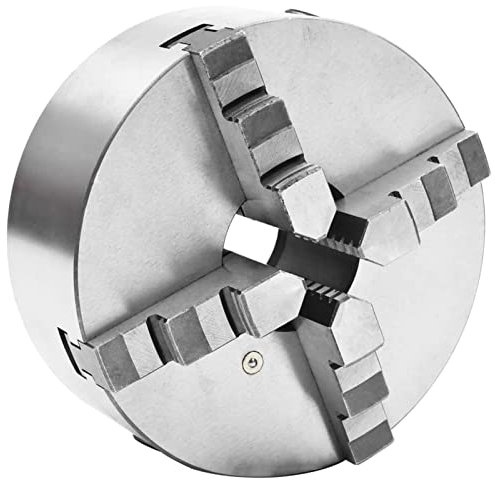 Homgoday Selbstzentrierendes Drehfutter mit 4 Backen, 200 mm, Stahl, Werkzeugklemmen & Schraubstock Hardware