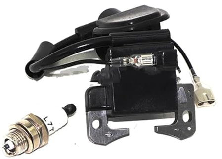 Zündeinheit Zündspule Zündspule Für 43cc 47cc 49cc Für Mini Für Quad Pocket Dirt Bike ATV 2-Takt-Motorteil Mit L7t-Zündkerze(E)
