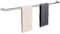 Handtuchhalter aus Edelstahl, Wandmontage, 150 cm lang, silberfarben