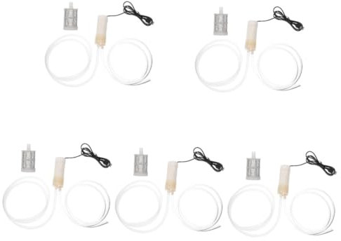 Uonlytech 5ensembles Pompe à Eau Submersible Pour Piscine Système De Drainage Compact Avec Filtre Inoxydable Idéale Pour Terrasse Et Jardin