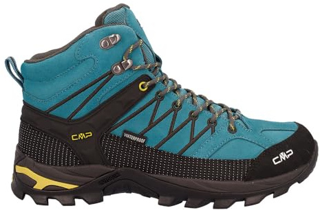 CMP Mens Rigel Mid Trekking Shoes Wp, Nilo-Gold Green UK 9