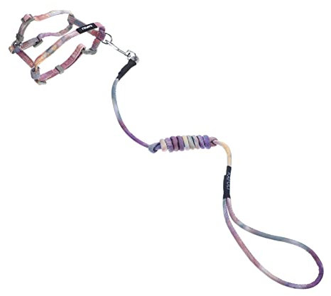 Milisten Zuggeschirr Verstellbares Hundegeschirr Algenfarbe Für Kleine Flucht Sicheres Zug Geschirr Mit Integrierter Leine Für Bequemes Spazierengehen Und Training Leine