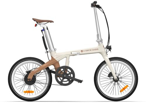ADO E-Bike Air Carbon Elektrofahrrad, ebike Damen/ebike Herren,Bike,klapprad Riemenantrieb 14,5Kg IPS LCD Display, GPS,ADO APP,250W(Weiẞ)