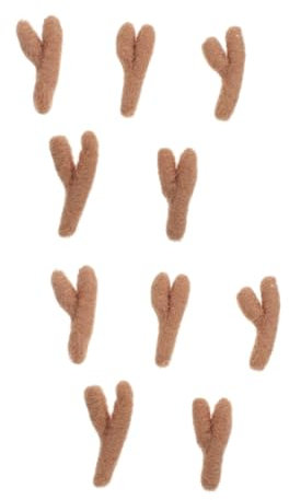 Zerodeko 2 Sätze Geweih Aus Wollfilz Spinnendekorationen Aufblasbares Kostüm Christbaumschmuck Dehnbares Spinnennetz Katze Tischstatuette Weihnachtsdekorationen Figuren Wolle 5 Stück * 2