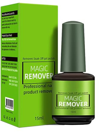 Dissolvant pour vernis à ongles, dissolvant Shellac, dissolvant pour ongles en gel, Magic Remover, nettoyant efficace pour manucure