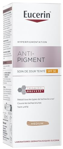 EUCERIN – Soin Teinté Anti-Taches SPF30, Protection Solaire et Uniformité du Teint (Flacon-Pompe 50mL) - Vendu par unité