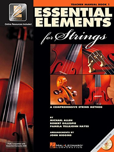 Hal Leonard Essential Elements 2000 for Strings Cello with CD-ROM Book 1, Teachers Manual