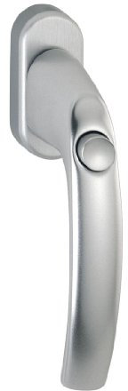 HOPPE Fenstergriff duraplus Atlanta in Aluminium natur (mit Druckknopf)
