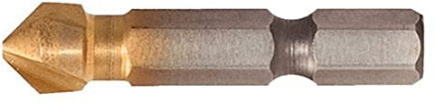 KS Tools 336.0328 1/4 HSS TiN Kegel- und Entgratsenker-Bit 90°, 10,4mm